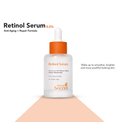 Seventh Secret Retinol Serum benefits for anti-aging and fine lines