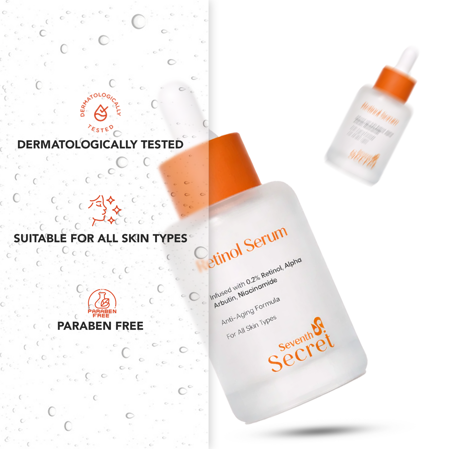 Seventh Secret Retinol Serum ingredients retinol alpha arbutin niacinamide
