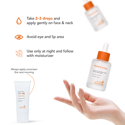 Seventh Secret Retinol Serum for smooth radiant skin
