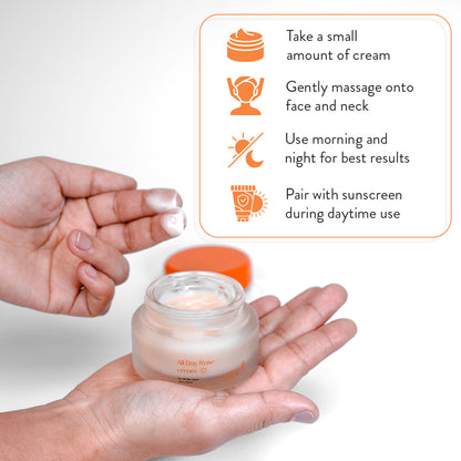 Seventh Secret All Day Rose Cream for radiant glowing skin