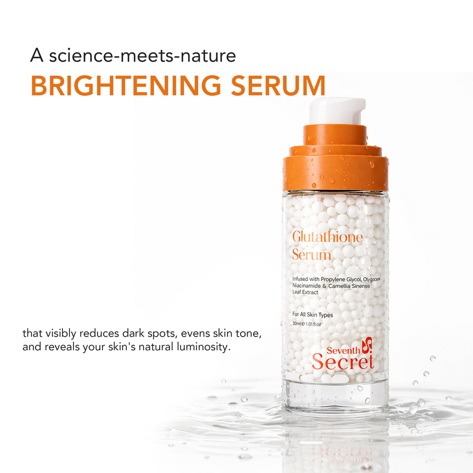 Seventh Secret Glutathione Serum benefits for even skin tone