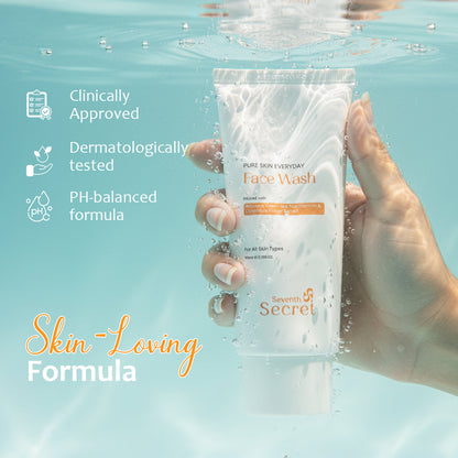 Seventh Secret Face Wash benefits for clean radiant skin