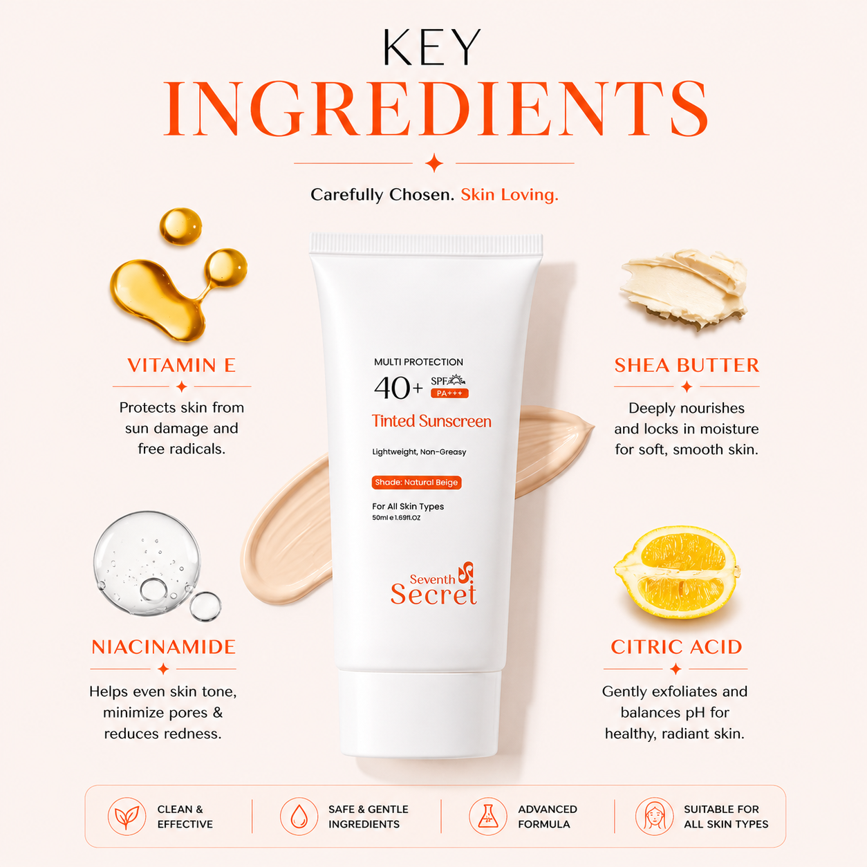 Tinted Sunscreen SPF 40+