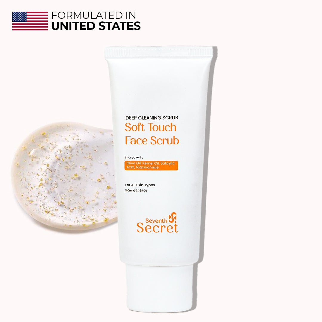 Seventh Secret Soft Touch Face Scrub 100ml with salicylic acid and argan oil
