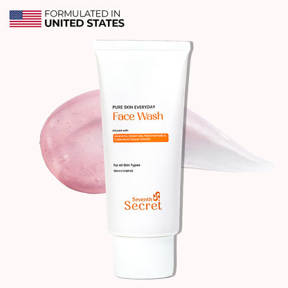 Seventh Secret gentle Face Wash 100ml with aloe vera and niacinamide