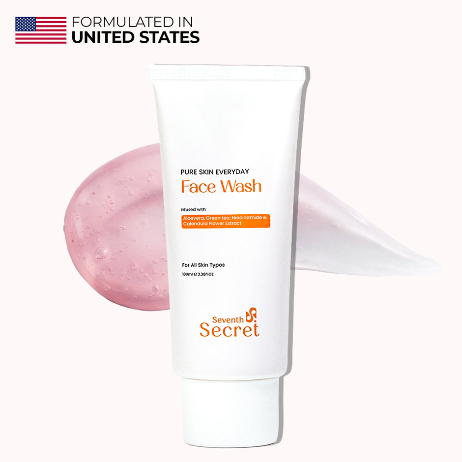 Seventh Secret gentle Face Wash 100ml with aloe vera and niacinamide