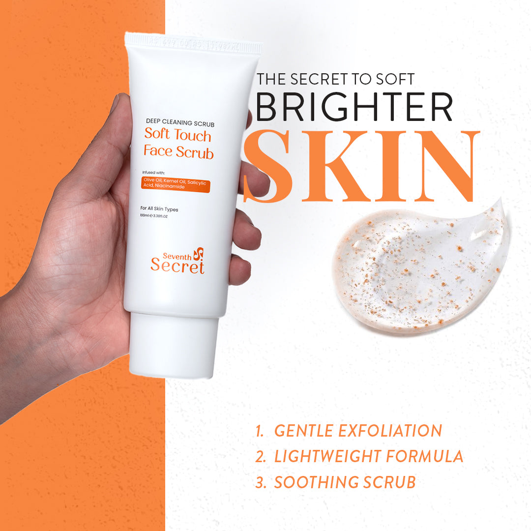 Seventh Secret Soft Touch Face Scrub for smooth radiant skin