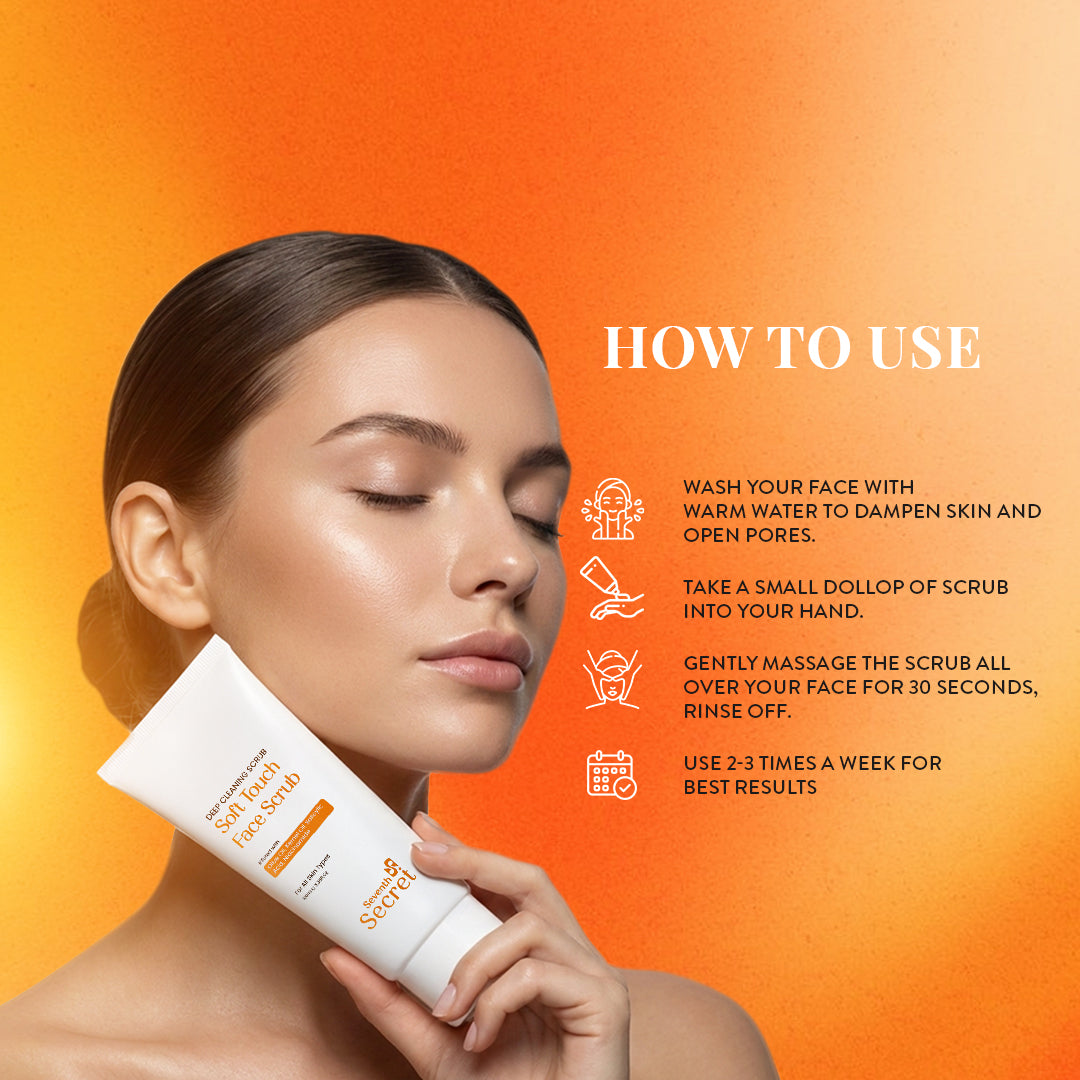 How to use Seventh Secret Soft Touch Face Scrub