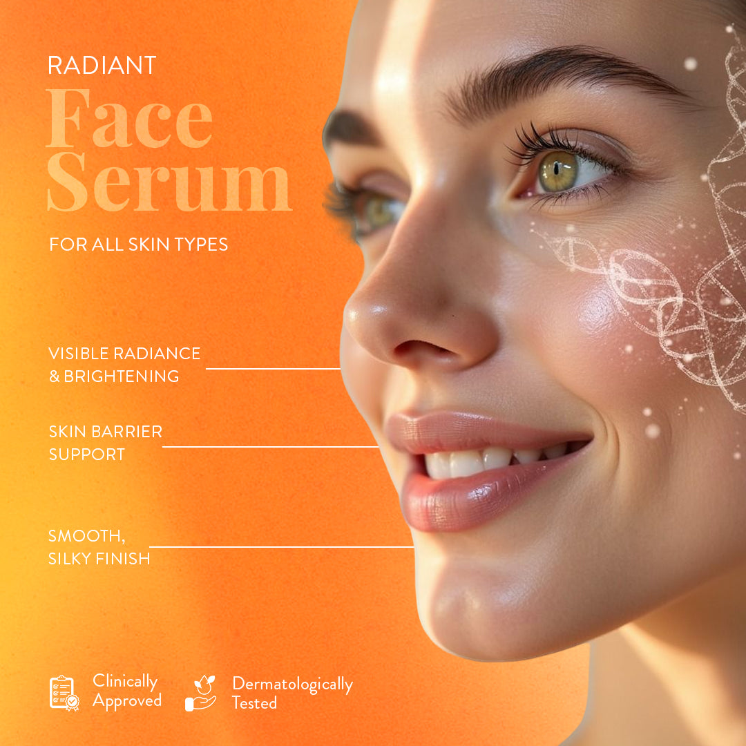 Seventh Secret Radiant Face Serum key ingredients niacinamide and hyaluronic acid