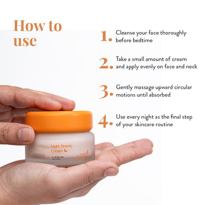 How to use Seventh Secret Night Beauty Cream