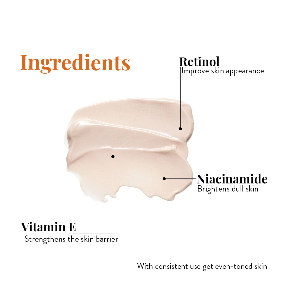 Seventh Secret Night Beauty Cream ingredients retinol ceramides niacinamide