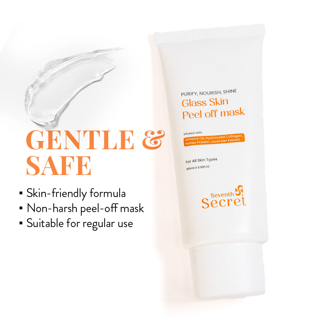 Seventh Secret Glass Skin Peel Off Mask for radiant skin