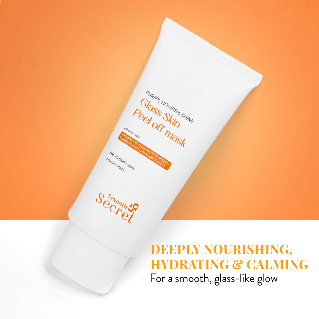 Seventh Secret Glass Skin Peel Off Mask for luminous glass skin