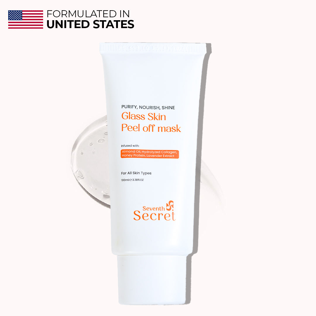 Seventh Secret Glass Skin Peel Off Mask 100ml with collagen and calendula