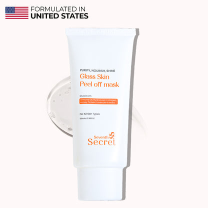 Seventh Secret Glass Skin Peel Off Mask 100ml with collagen and calendula