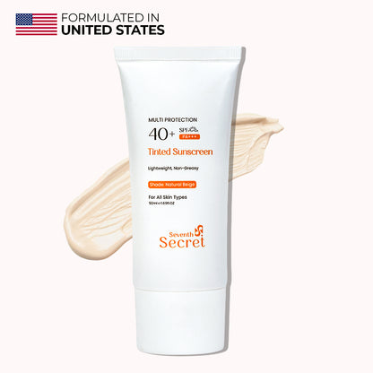 Seventh Secret Tinted Sunscreen SPF 40+ PA+++ 50ml sheer matte finish
