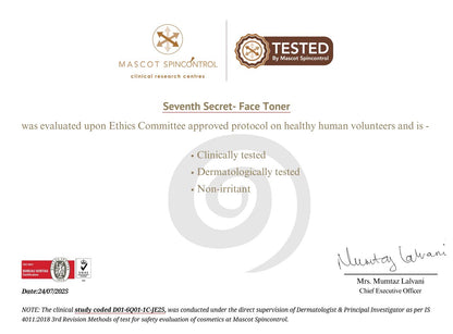 Seventh Secret Face Toner 100ml product photo