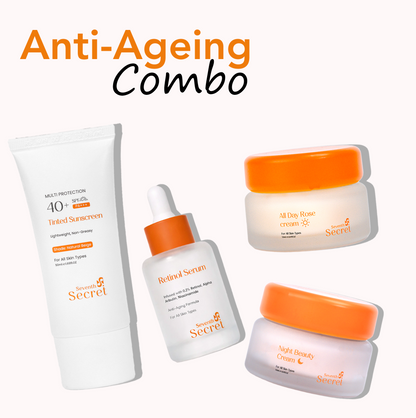 Seventh Secret Anti-Aging Combo with tinted sunscreen Natural Beige option