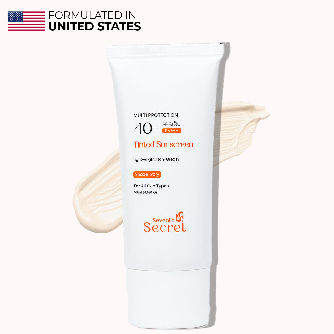 Seventh Secret Tinted Sunscreen SPF 40+ Ivory shade tube