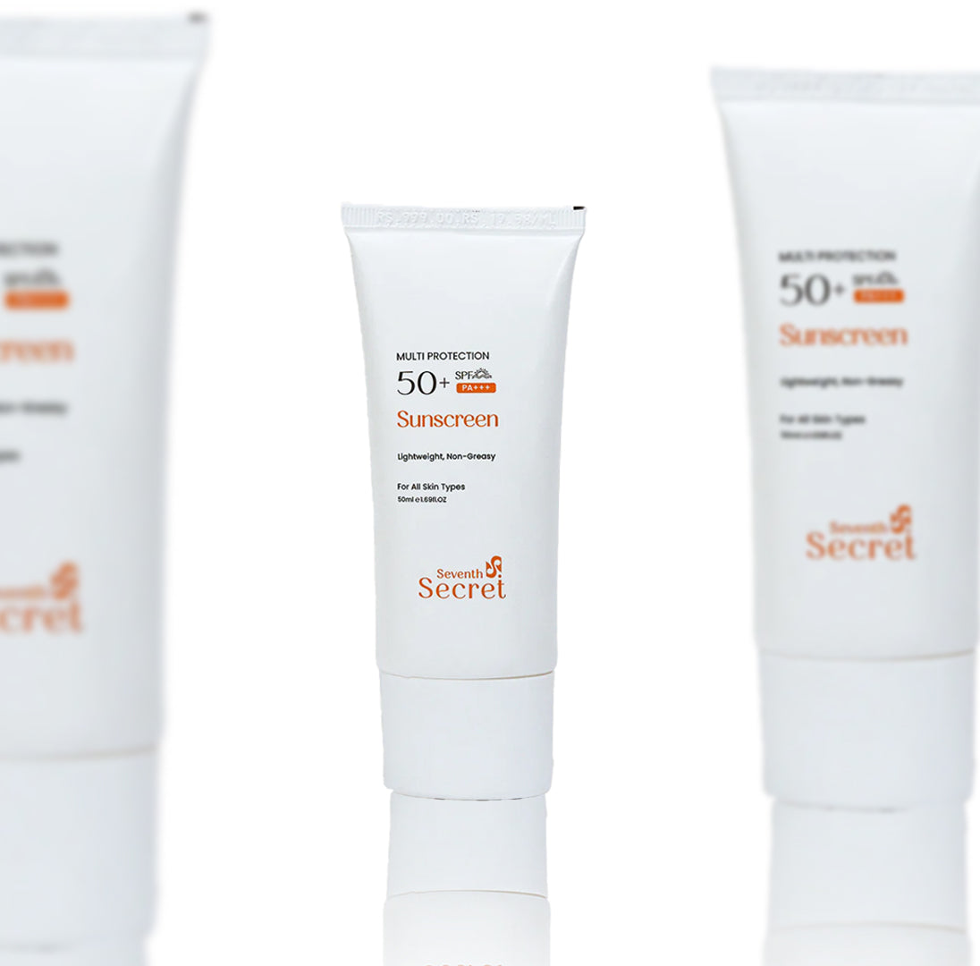 Seventh Secret SPF 50+ Sunscreen lightweight non-greasy formula